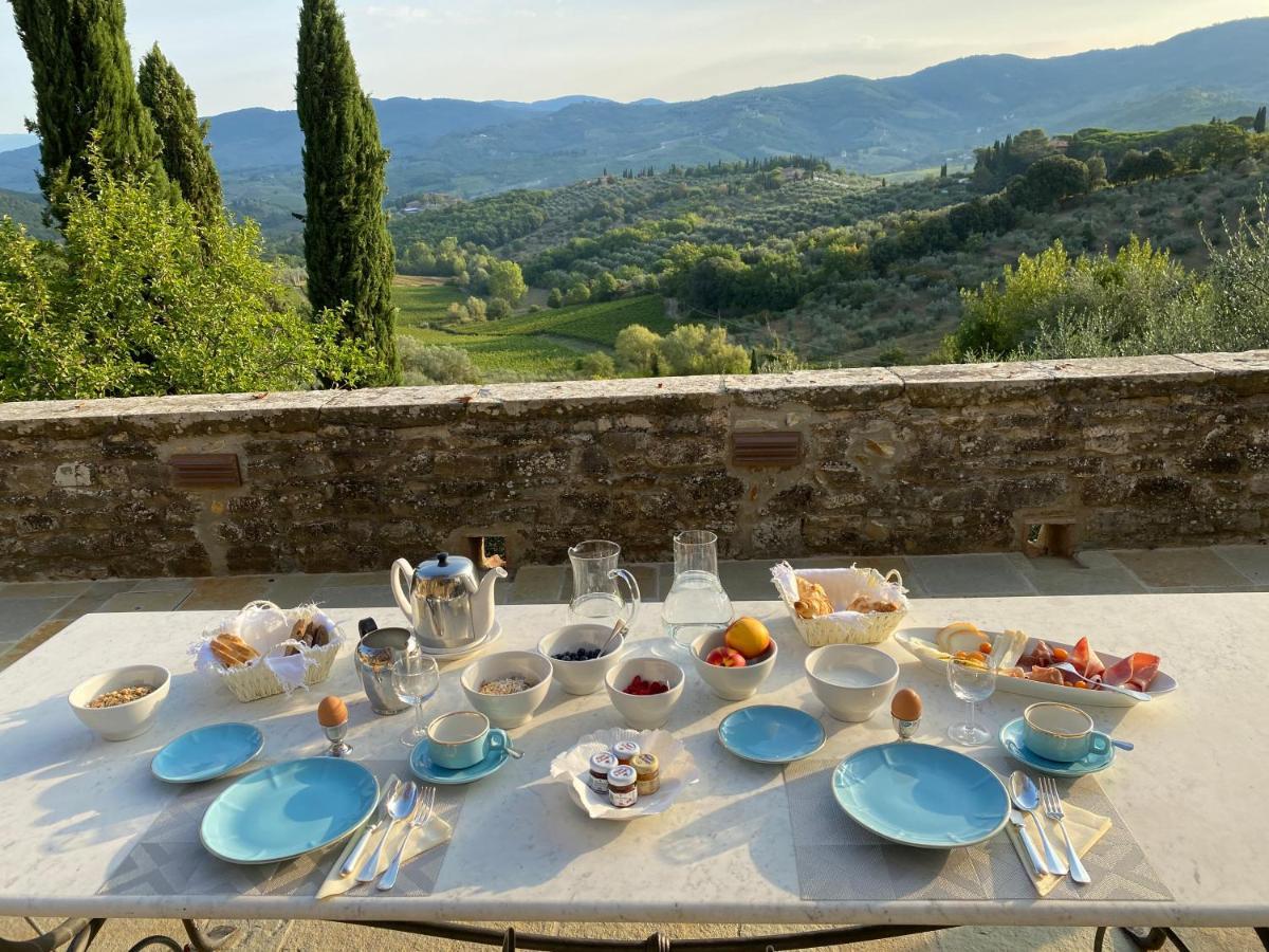 Villa La Petraia Panzano in Chianti Dış mekan fotoğraf